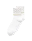 Dámské kotníkové ponožky ECCO® - Bílá - M