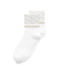 Dámské kotníkové ponožky ECCO® - Bílá - M