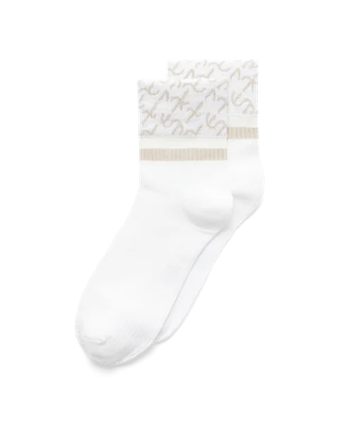 ECCO® ženske čarape do gležnja - Bijela - M