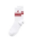 Unisex ECCO® Mid-Cut Socks (3-Pack) - White - D2