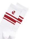 Unisex ECCO® Mid-Cut Socks (3-Pack) - White - D3