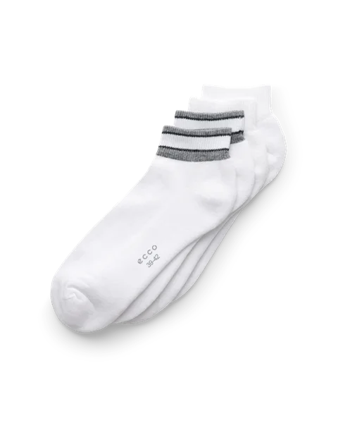 ECCO Retro Low Cut 2-Pack - Baltas - M