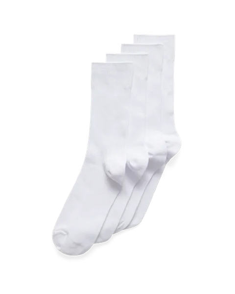 Unisex ECCO® Casual Socks - White - M