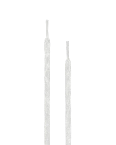 Płaskie sznurowadła ECCO® Flat - Biały - D1