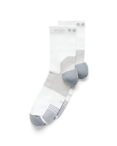ECCO® Tour Lite chaussettes mi-hautes unisex - Blanc - M