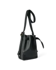 ECCO® Sail Hobo-Tasche aus Leder - Schwarz - B