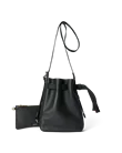 ECCO® Sail Hobo-Tasche aus Leder - Schwarz - M
