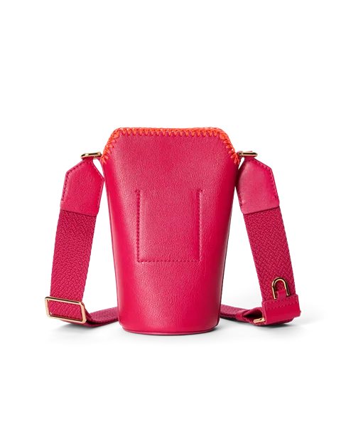 ECCO® Pot Umhängetasche aus Leder - Pink - B