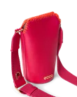 ECCO® Pot Umhängetasche aus Leder - Pink - D1