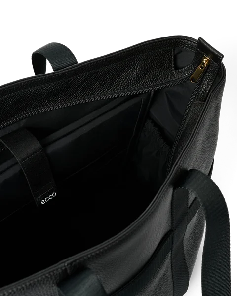 ECCO® shopper taske i læder - Sort - I