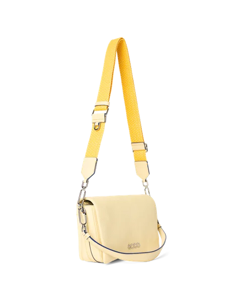 ECCO® Pinch skuldertaske i læder - Gul - D3